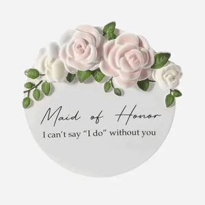 Maid of Honor Appreciation Personalized Hanging Ornament