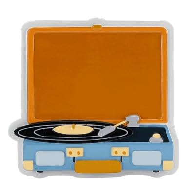 Retro Record Player Personalized Christmas Ornament