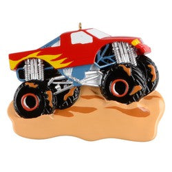 Monster Jam Oversized Off Road Truck Personalized Christmas Ornament