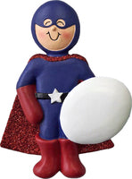 Superhero Marvel Captain America Spiderman Personalized Christmas Ornament