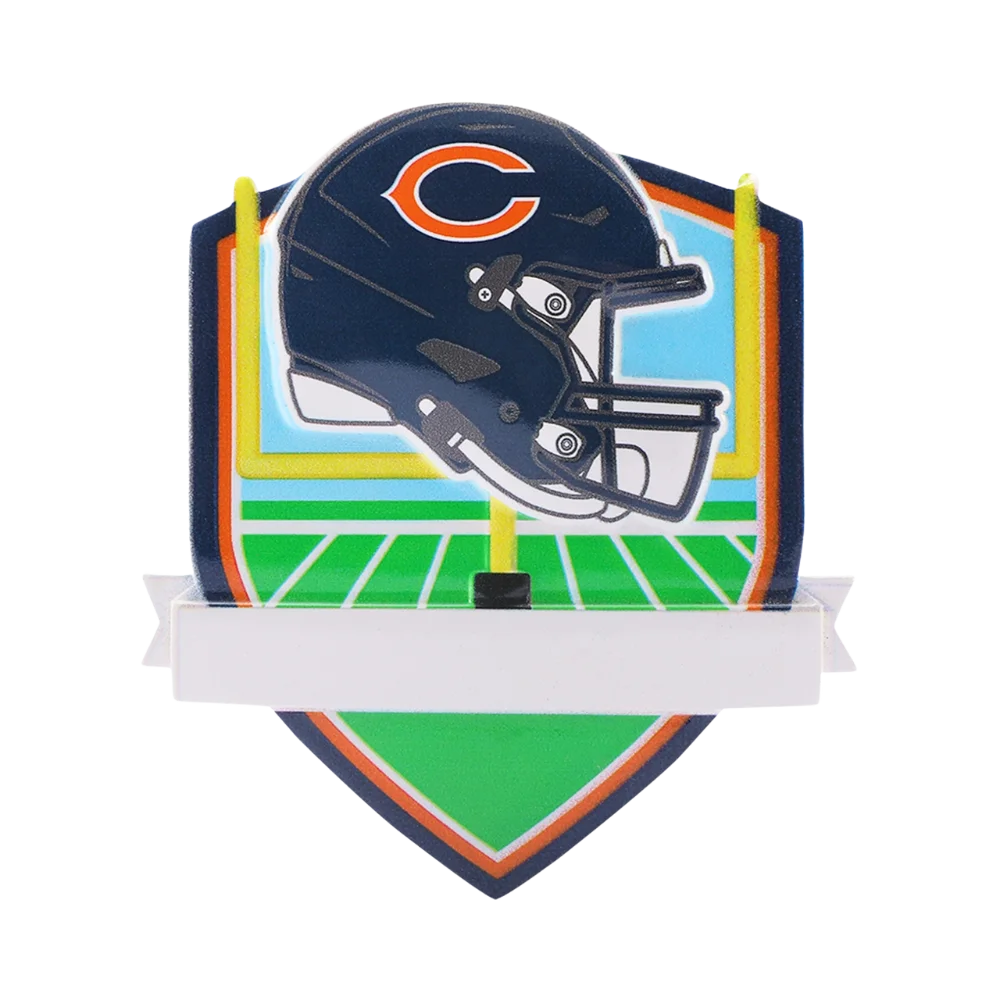 Chicago Bears Football Personalized Christmas Ornament