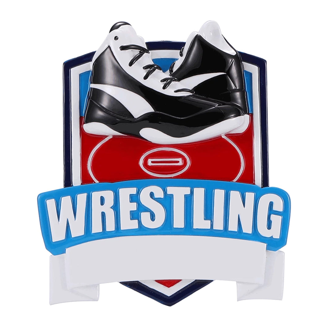 Wrestling Personalized Christmas Ornament/Wrestling Shoes/Wrestling Mat/Wrestling Competition
