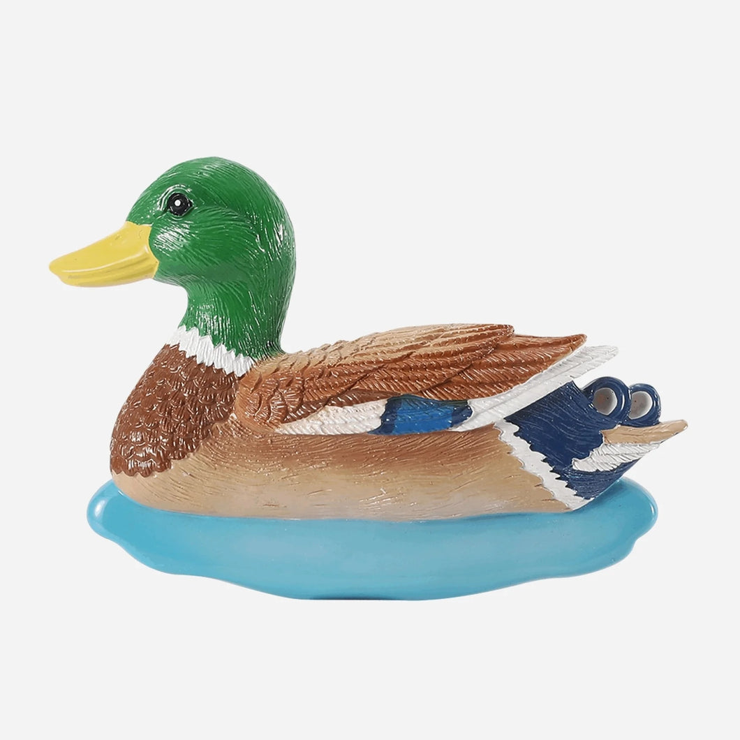 Mallard Duck Personalized Christmas Ornament