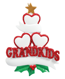 Three Grandkids Ornament