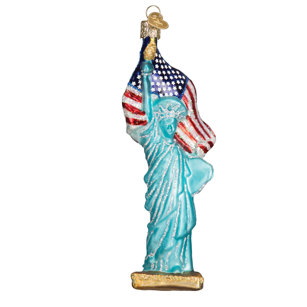 Old World Statue of Liberty Christmas Ornament