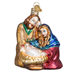 Old World Holy Family Christmas Ornament