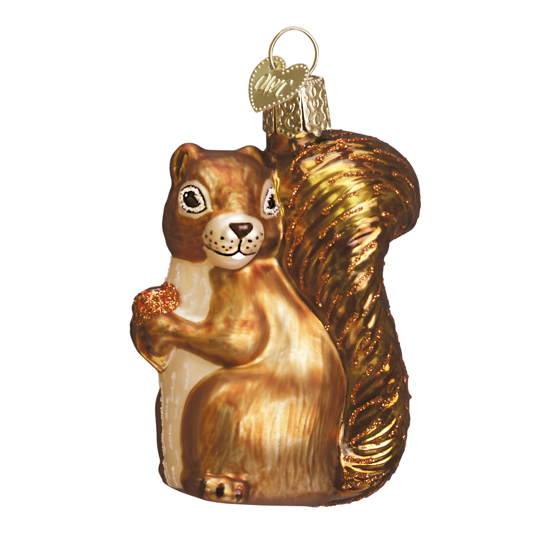 Old World Squirrel Christmas Ornament