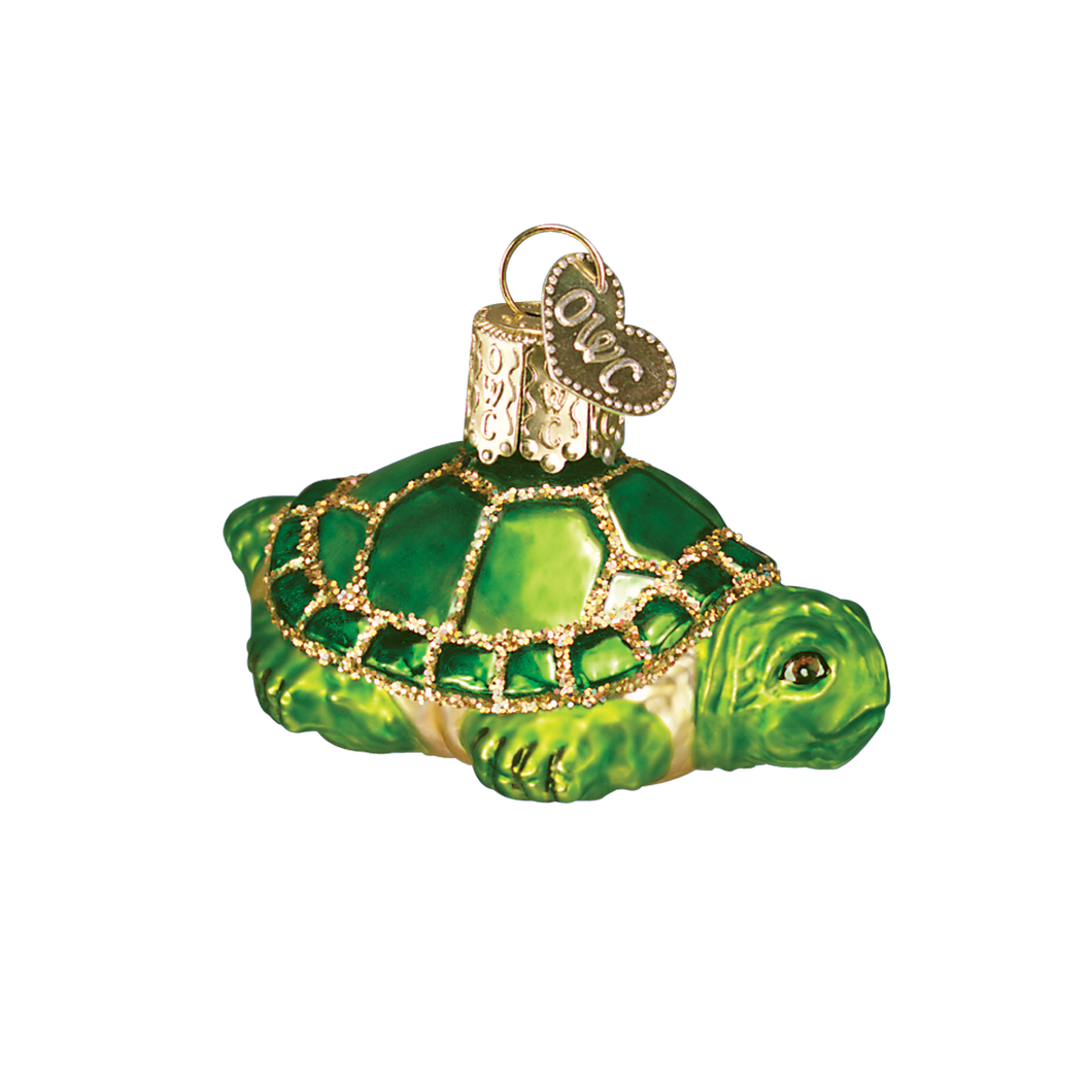 Old World Small Turtle Christmas Ornament