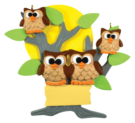 4 Owl's in a Tree