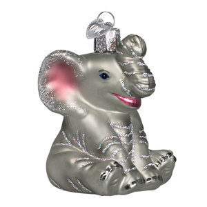 Old World Little Elephant Christmas Ornament