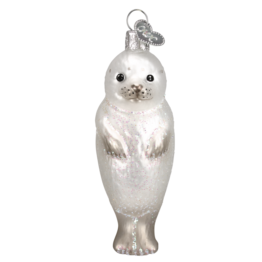 Old World Seal Pup Christmas Ornament