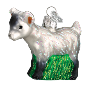Old World Pygmy Goat Christmas Ornament