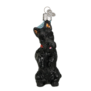 Old World Scottish Terrier Christmas Ornament