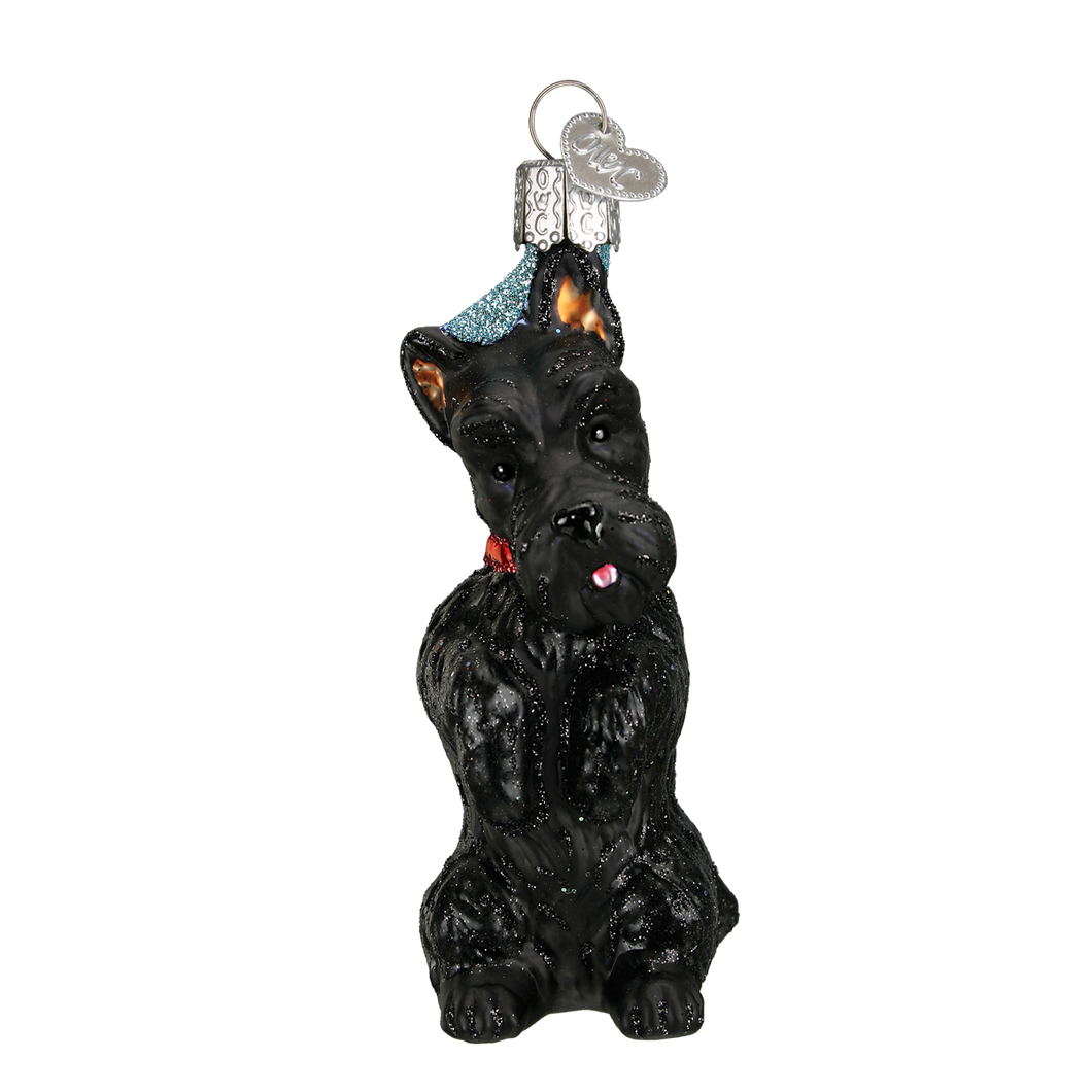 Old World Scottish Terrier Christmas Ornament