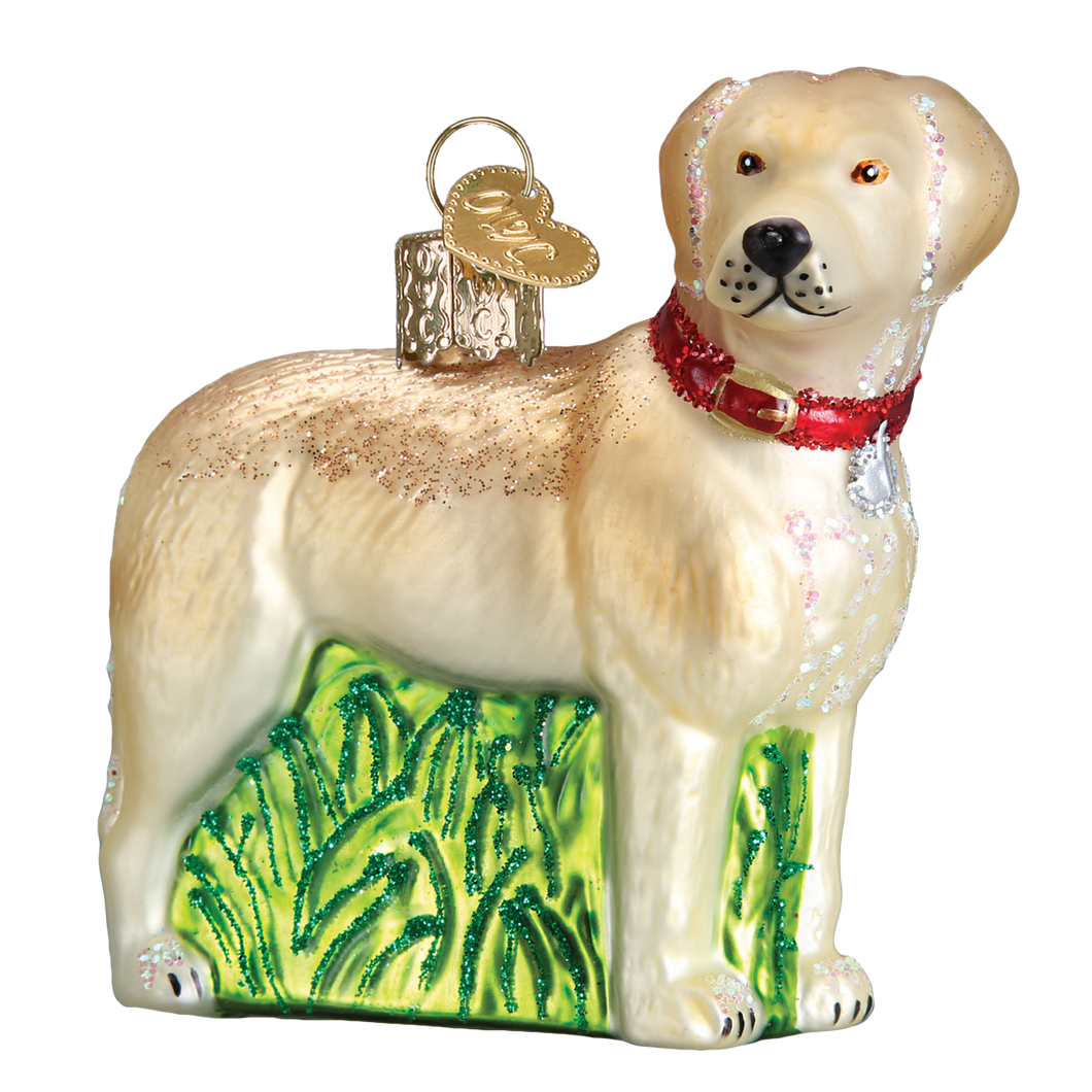 Old World Standing Lab Christmas Ornament
