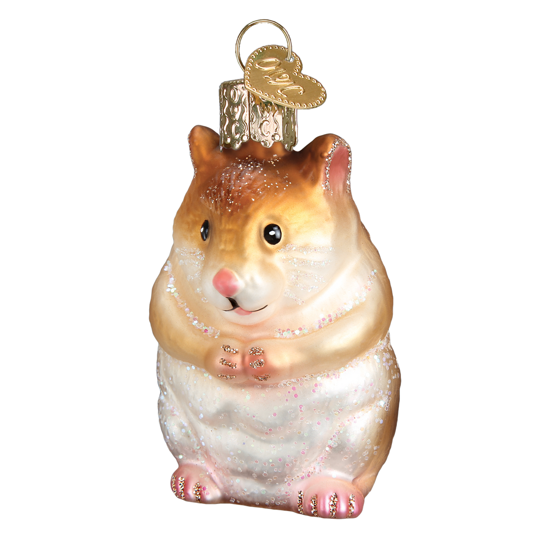 Old World Hamster Christmas Ornament