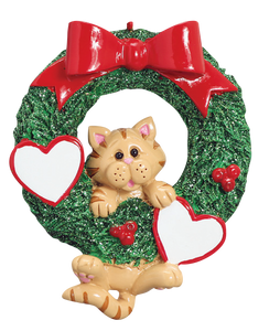Tabby Cat Wreath
