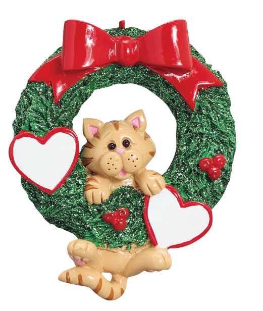 Tabby Cat Wreath