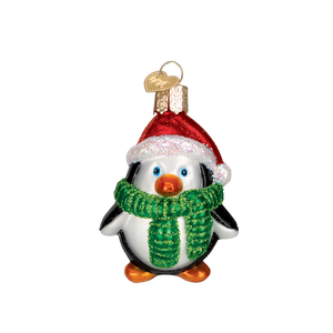Old World Playful Penguin Christmas Ornament