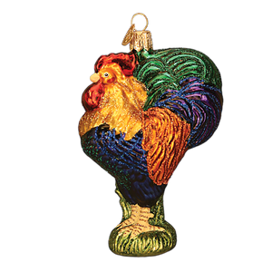 Old World Heirloom Rooster Christmas Ornament