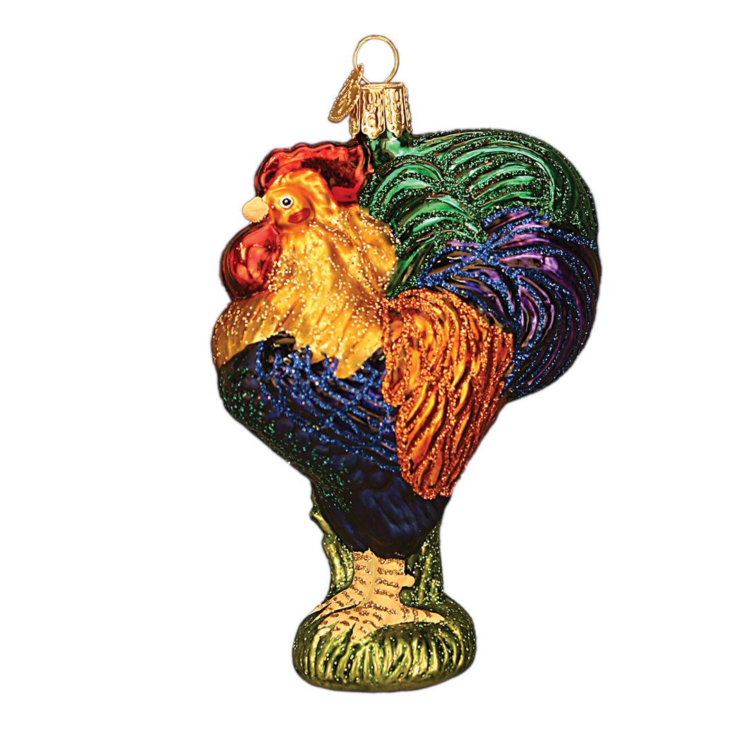 Old World Heirloom Rooster Christmas Ornament