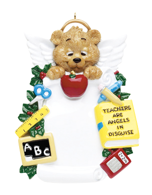 Teachers are Angels In Disguise Ornament