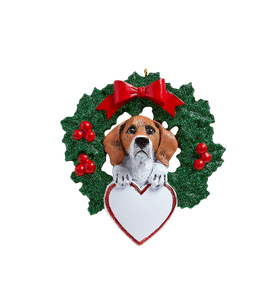 Beagle With Wreath