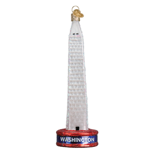 Old World Washington Monument Christmas Ornament