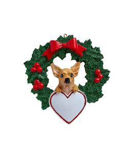 Chihuahua With Wreath