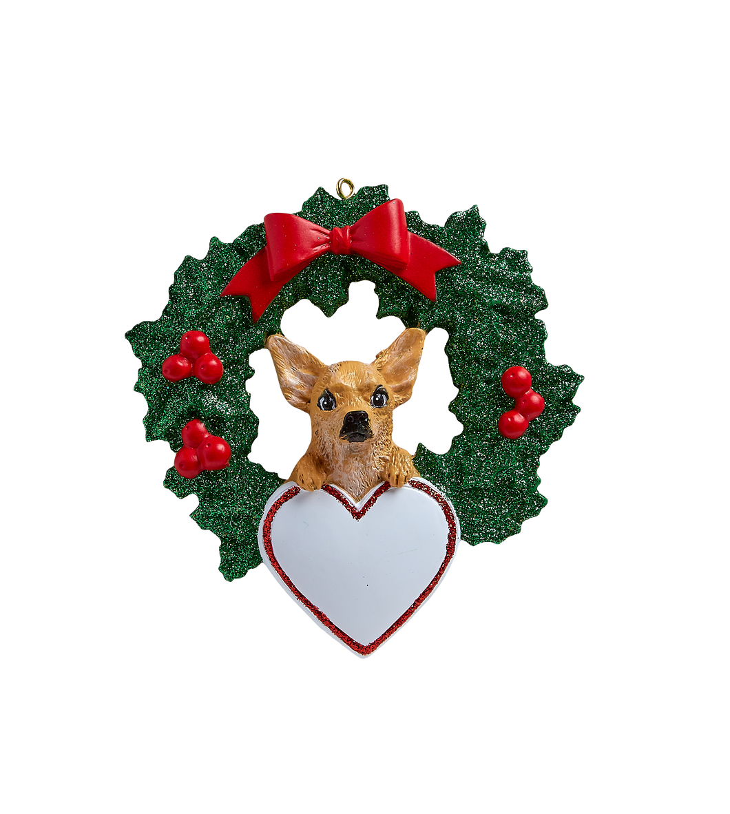 Chihuahua With Wreath