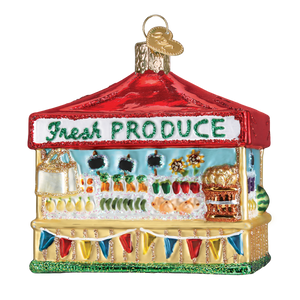 Old World Farmer’s Market Stand Christmas Ornament