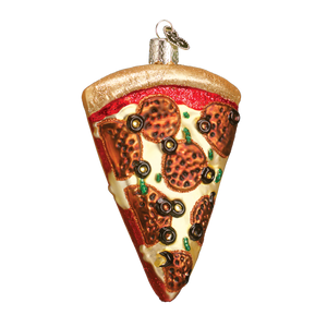 Old World Pizza Slice Christmas Ornament