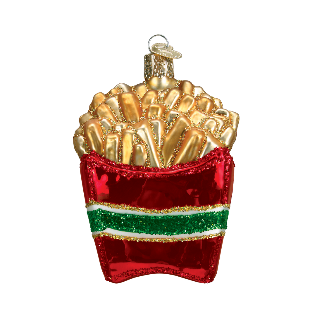 Old World French Fries Christmas Ornament