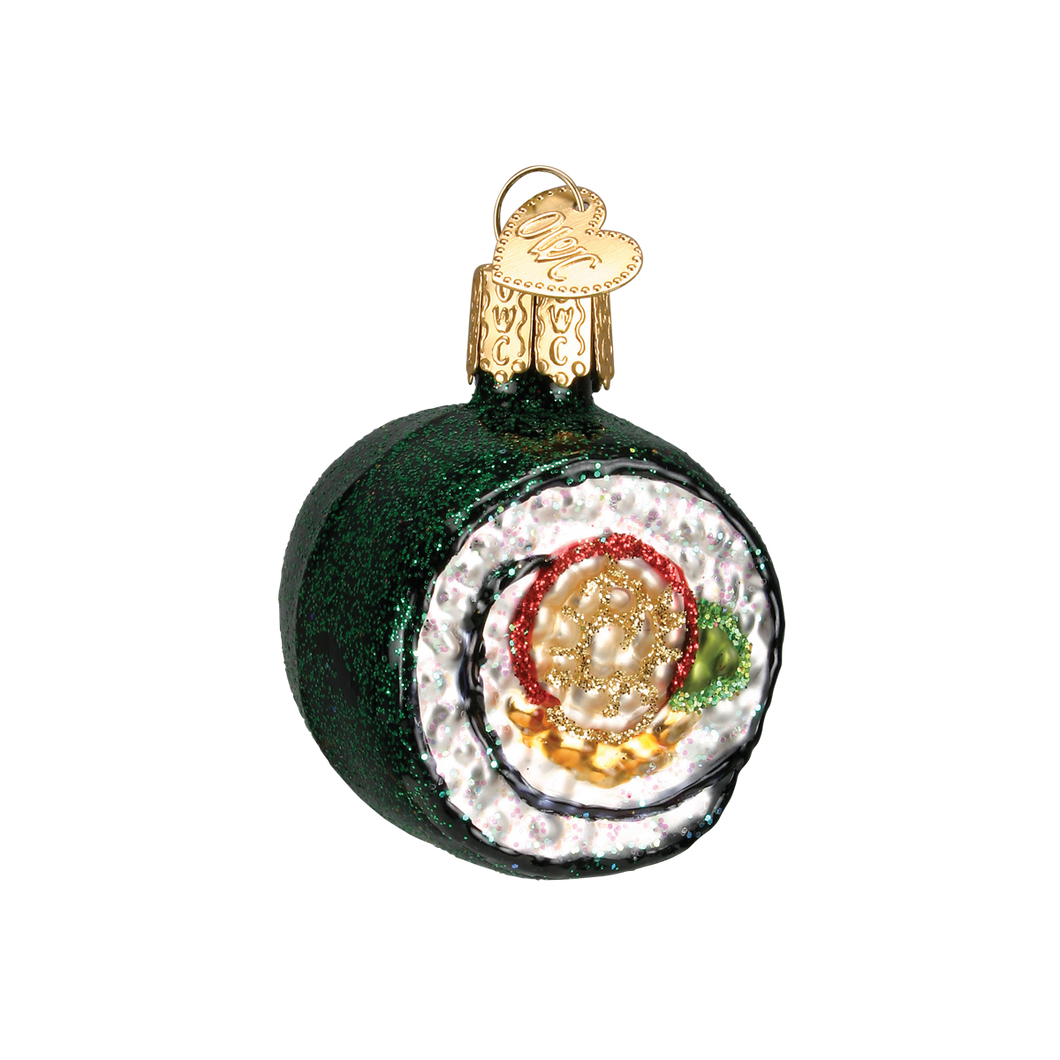 Old World Sushi Roll Christmas Ornament