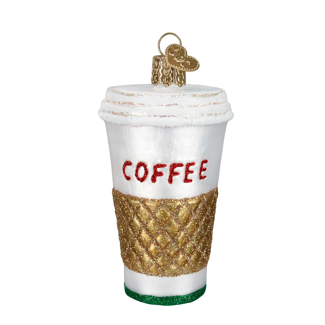 Old World Coffee to Go Christmas Ornament