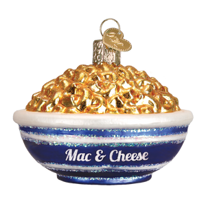 Old World Bowl of Mac & Cheese Christmas Ornament