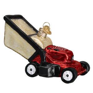 Old World Lawn Mower Christmas Ornament