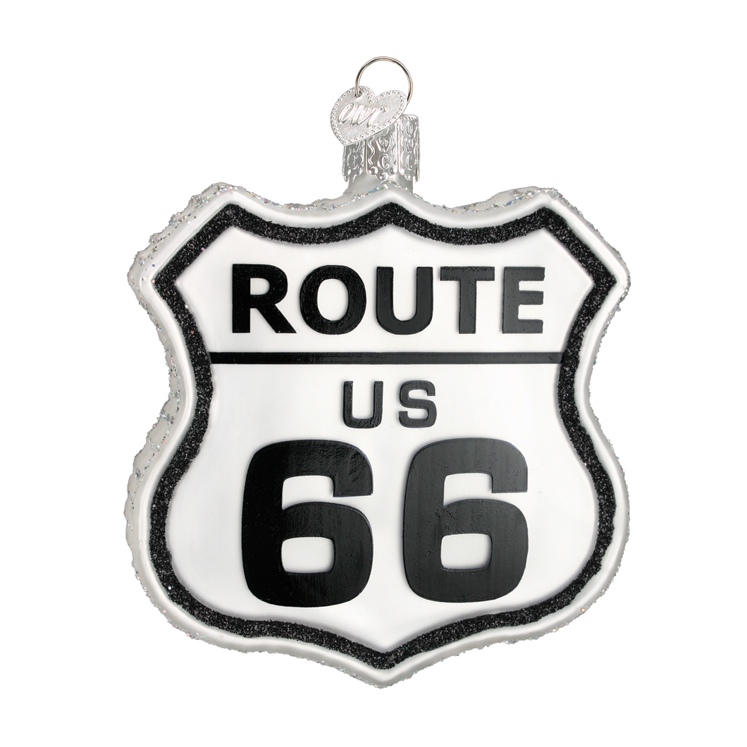 Old World Historic Route Sign Christmas Ornament