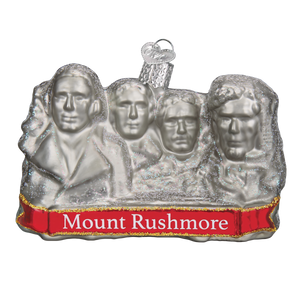 Old World Mount Rushmore Christmas Ornament