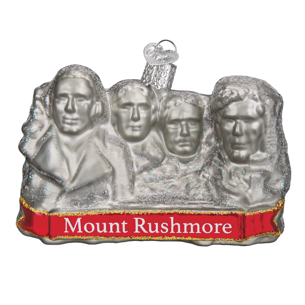 Old World Mount Rushmore Christmas Ornament