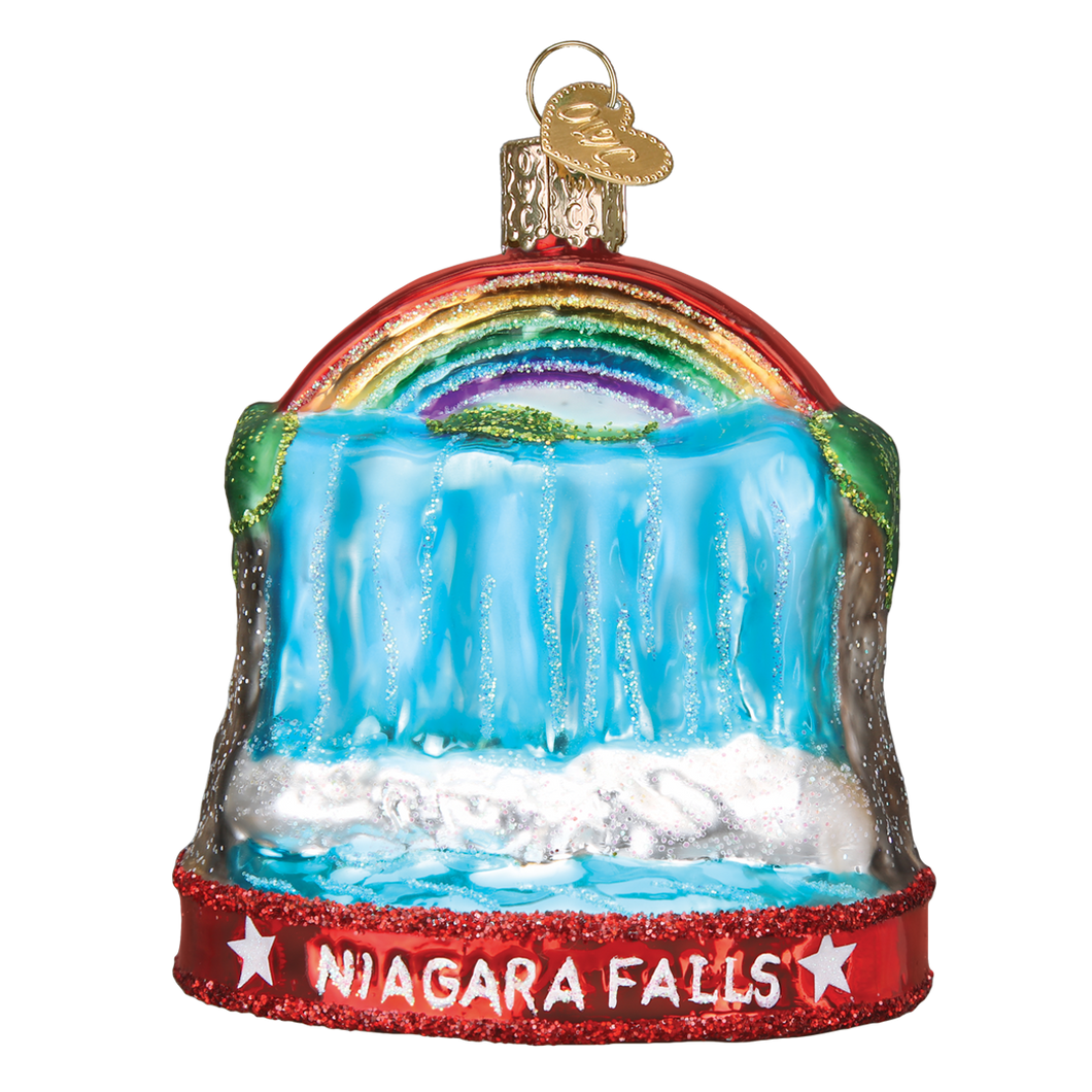 Old World Niagara Falls Christmas Ornament