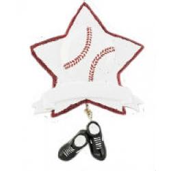 Baseball Star Ornament