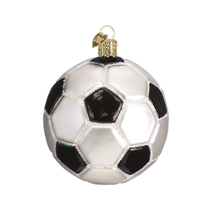 Old World Soccer Ball Christmas Ornament