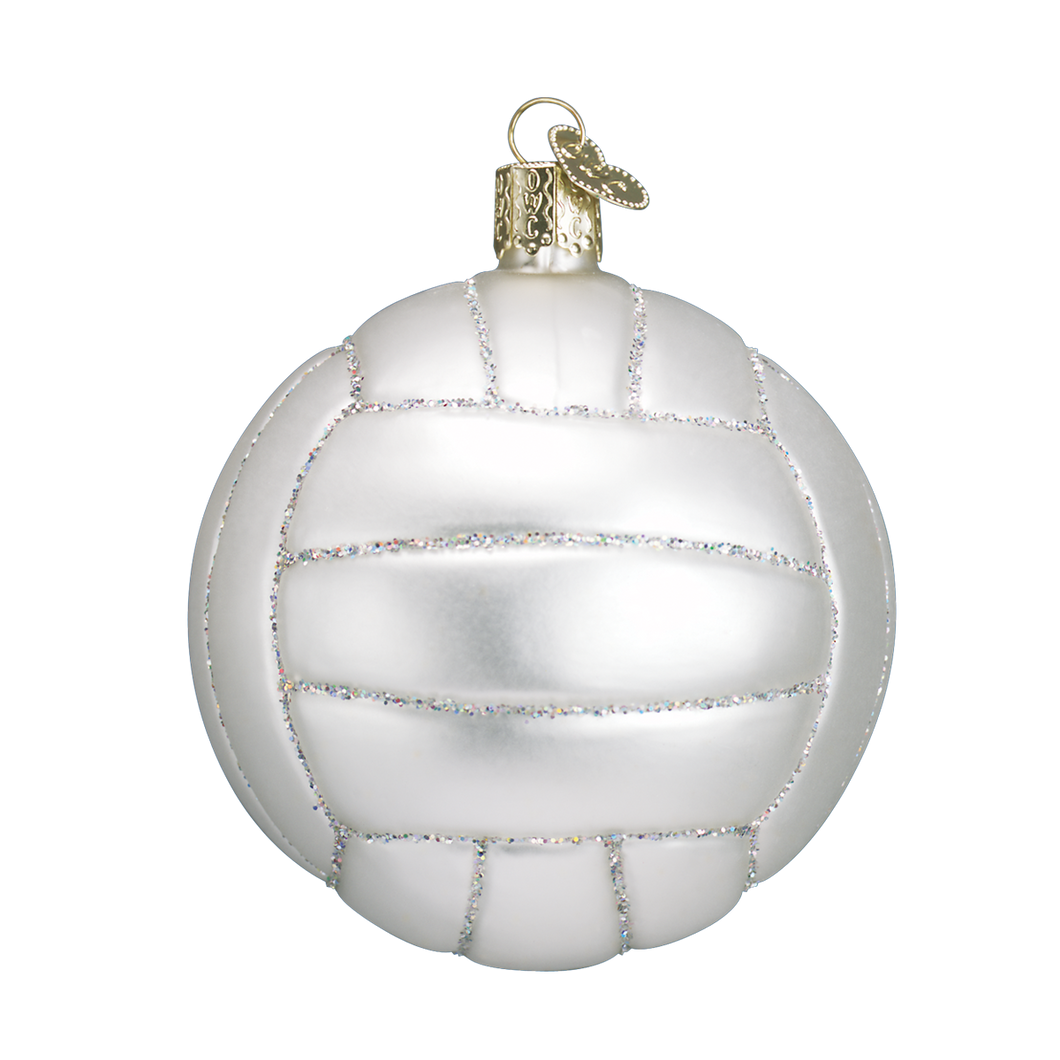 Old World Volleyball Christmas Ornament