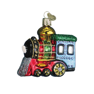 Small Locomotive Christmas Ornament