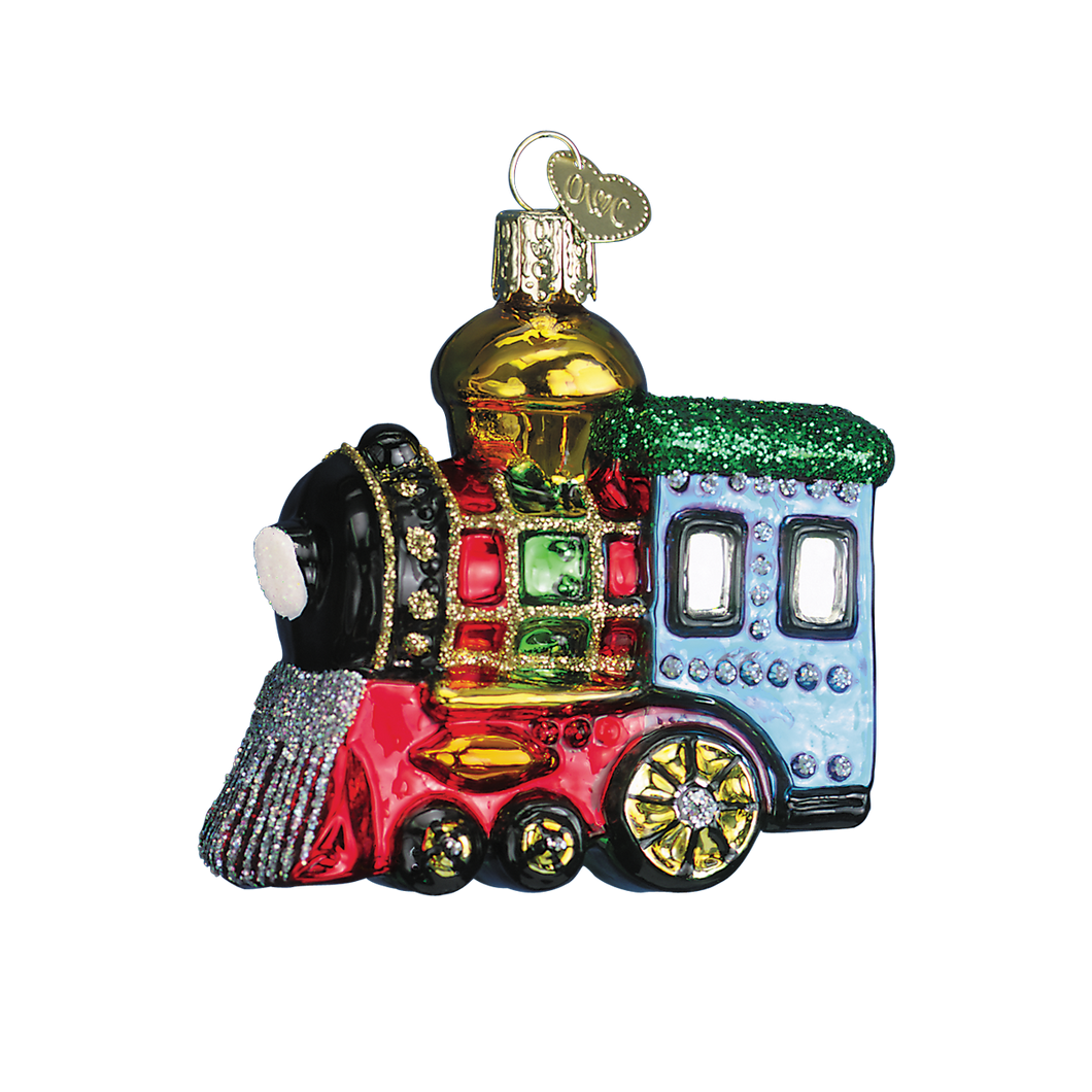 Small Locomotive Christmas Ornament