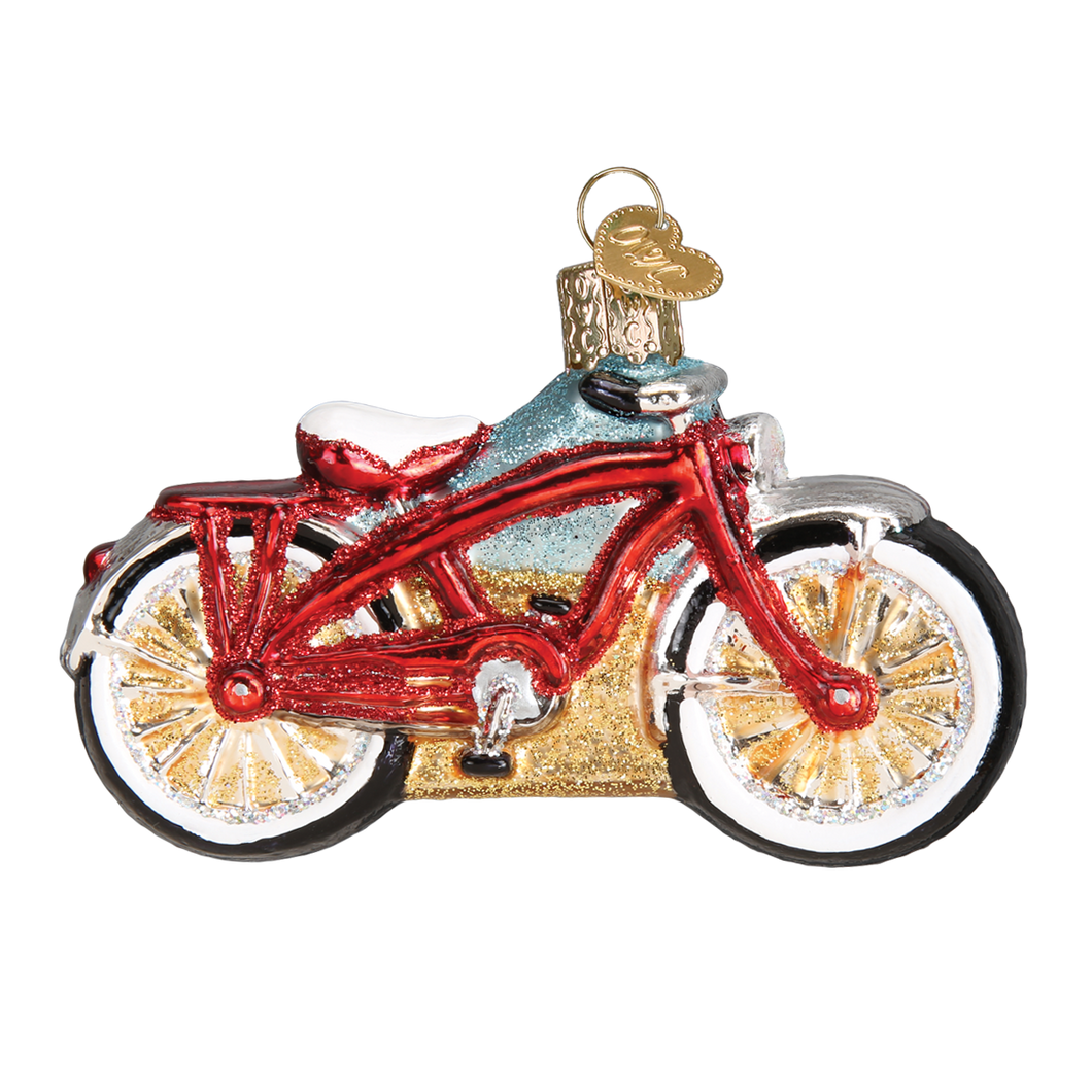 Old World Bike Christmas Ornament