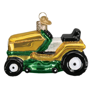 Old World Riding Lawn Mower Christmas Ornament