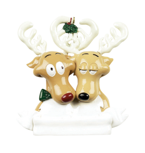 Reindeer Mistletoe Couple