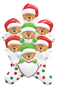 Seven Bears in Stocking
